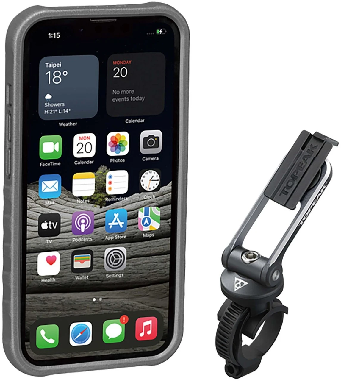 Topeak RideCase Für IPhone 13 Pro Mit Halter 3 Topeak RideCase Für IPhone 13 Pro Mit Halter