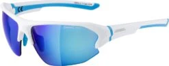 Alpina Sportbrille LYRON HR White Matt-cyan