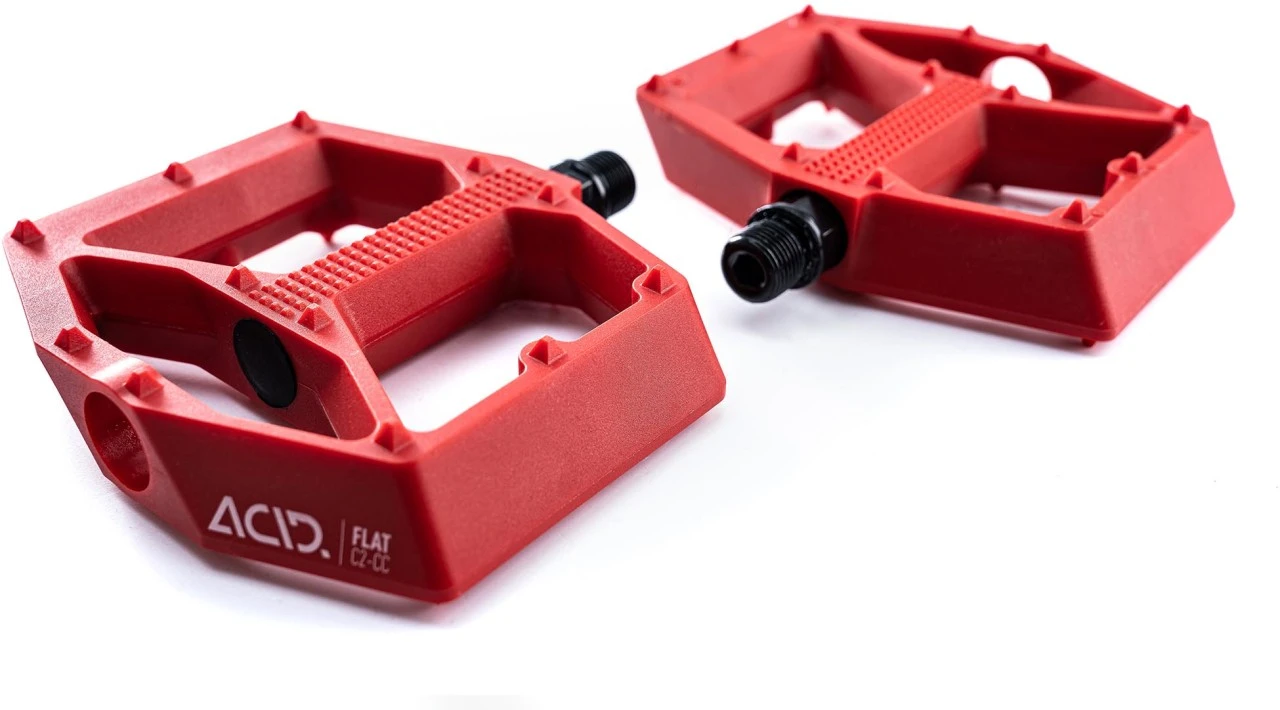 ACID Pedale FLAT C2-CC Red 4 ACID Pedale FLAT C2-CC Red – Bild 2