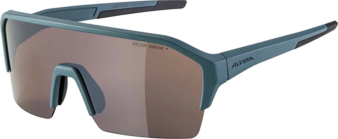 Alpina Sportbrille RAM HR Q-LITE Dirt-blue Matt / Mirror Silver 3 Alpina Sportbrille RAM HR Q-LITE Dirt-blue Matt / Mirror Silver