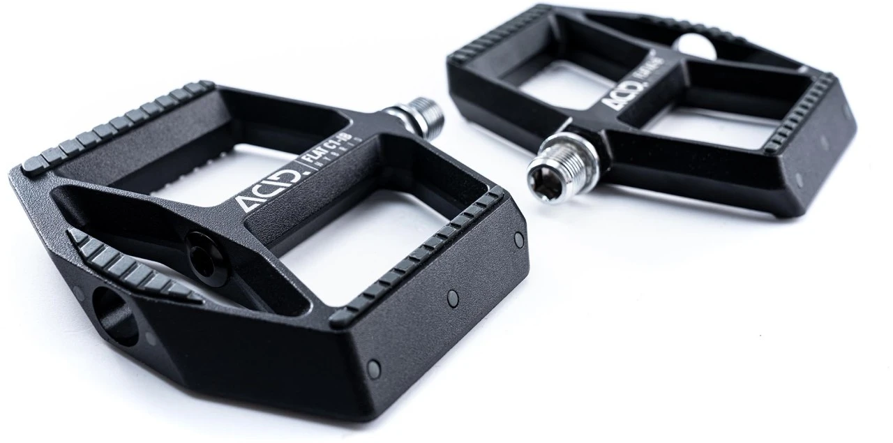 ACID Pedale FLAT A2-IB Hybrid Schwarz 4 ACID Pedale FLAT A2-IB Hybrid Schwarz – Bild 2