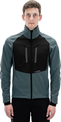 CUBE BLACKLINE Softshelljacke 365 Black`n`grey