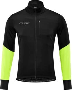 CUBE BLACKLINE Softshelljacke Safety Black`n`neon Yellow -Fahrradbekleidungs Geschäft CUBE BLACKLINE Softshelljacke Safety 7 1280x1280