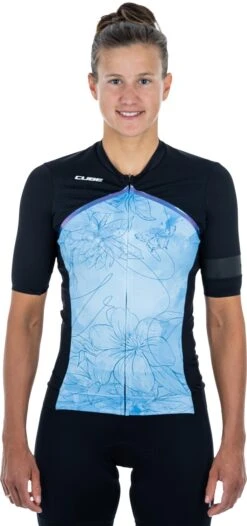 CUBE BLACKLINE WS Trikot Kurzarm Blue Pattern