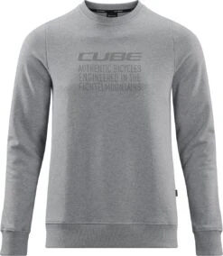 CUBE Organic Sweater Grey Melange 7 CUBE Organic Sweater Grey Melange -Fahrradbekleidungs Geschäft CUBE Organic Sweater 7 1280x1280