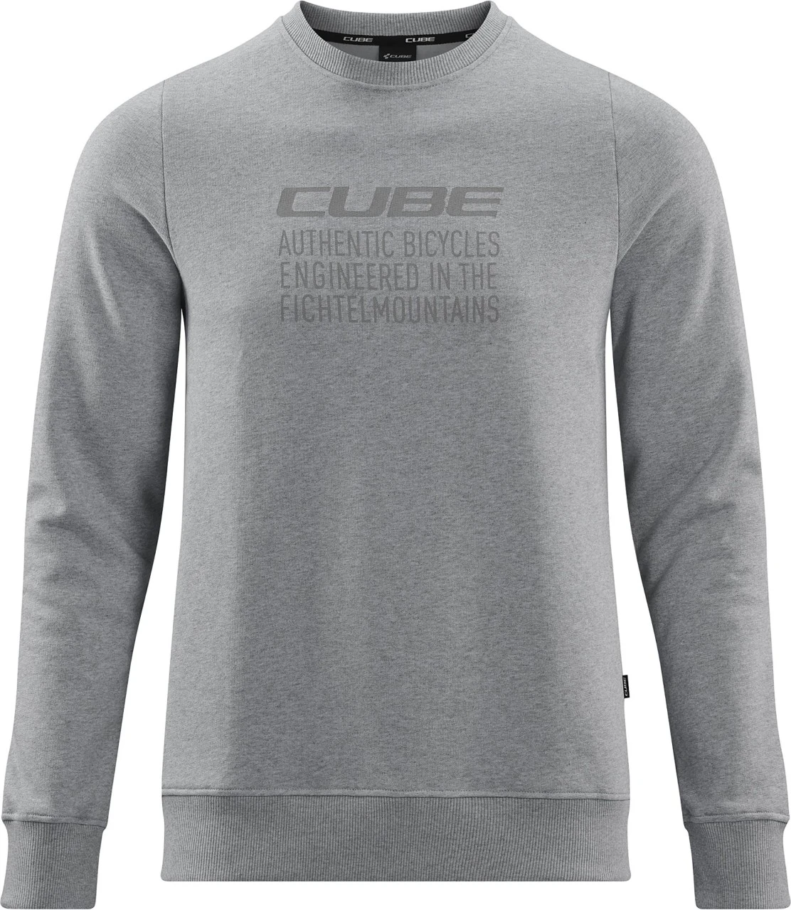 CUBE Organic Sweater Grey Melange 5 CUBE Organic Sweater Grey Melange – Bild 3
