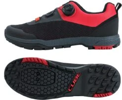 CUBE Schuhe ATX OX PRO Black´n´red -Fahrradbekleidungs Geschäft CUBE Schuhe ATX OX PRO 3 1280x1280