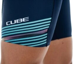 CUBE TEAMLINE WS Radhose Kurz Blue´n´mint -Fahrradbekleidungs Geschäft CUBE TEAMLINE WS Radhose kurz 3 1280x1280