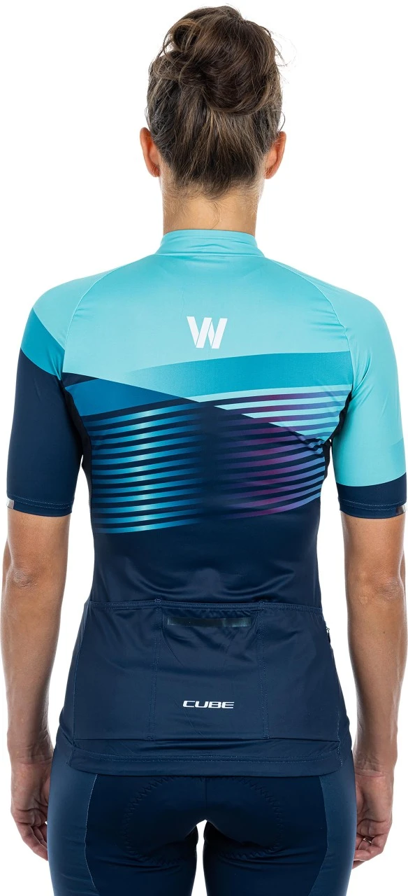 CUBE TEAMLINE WS Trikot Kurzarm Blue´n´mint 4 CUBE TEAMLINE WS Trikot Kurzarm Blue´n´mint – Bild 2
