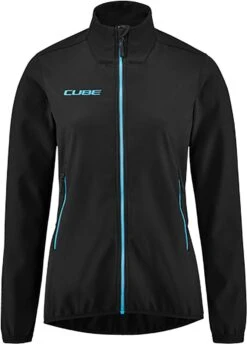 CUBE ATX WS Softshell Jacke CMPT Black´n´blue
