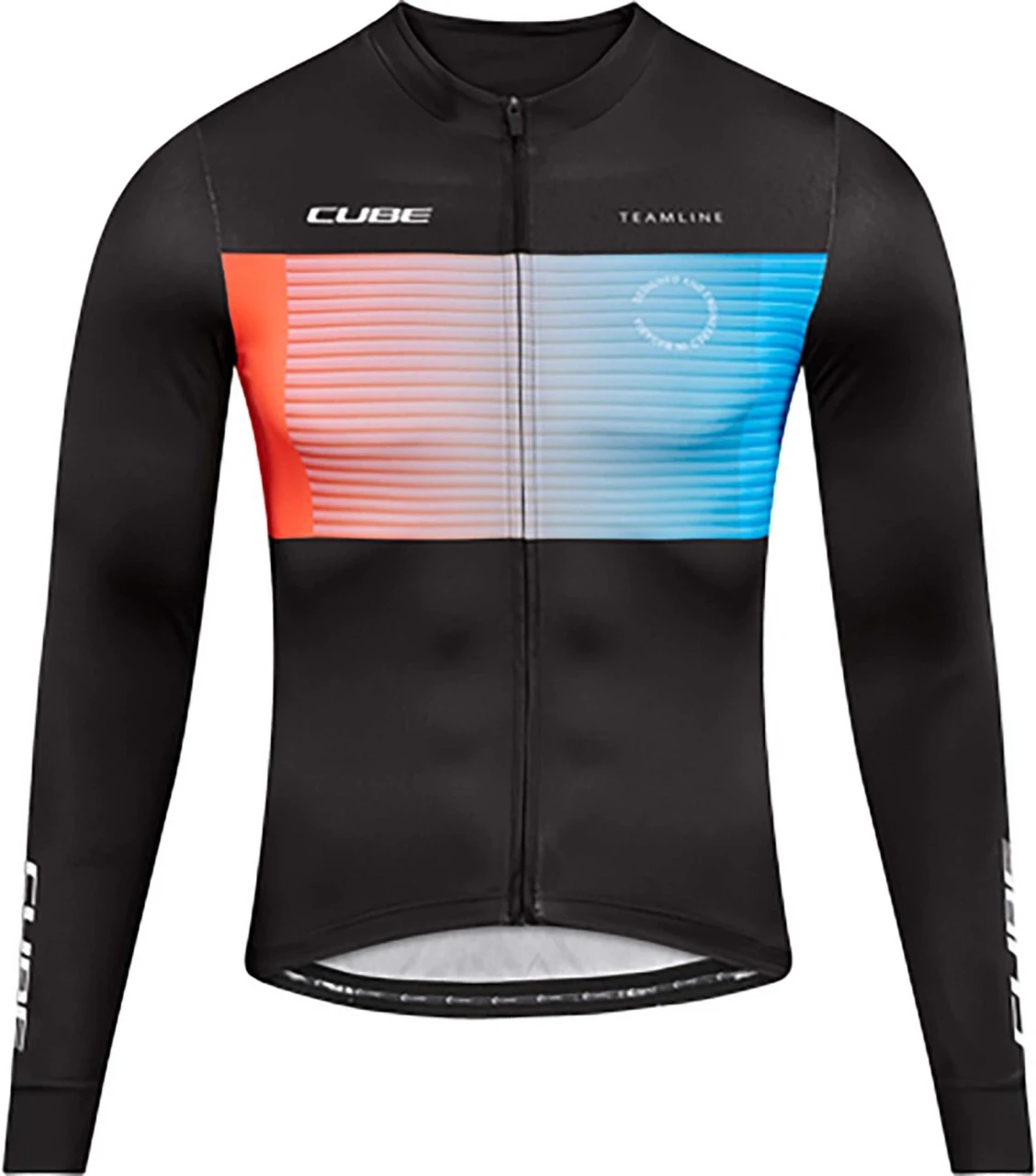 CUBE TEAMLINE Trikot Langarm Black´n´blue´n´red 3 CUBE TEAMLINE Trikot Langarm Black´n´blue´n´red