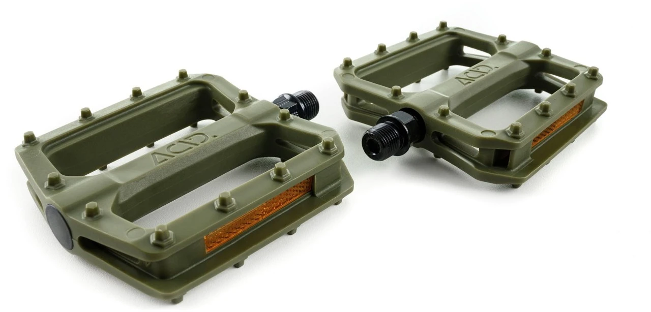 ACID Pedale FLAT C3-ZP Olive Green 4 ACID Pedale FLAT C3-ZP Olive Green – Bild 2