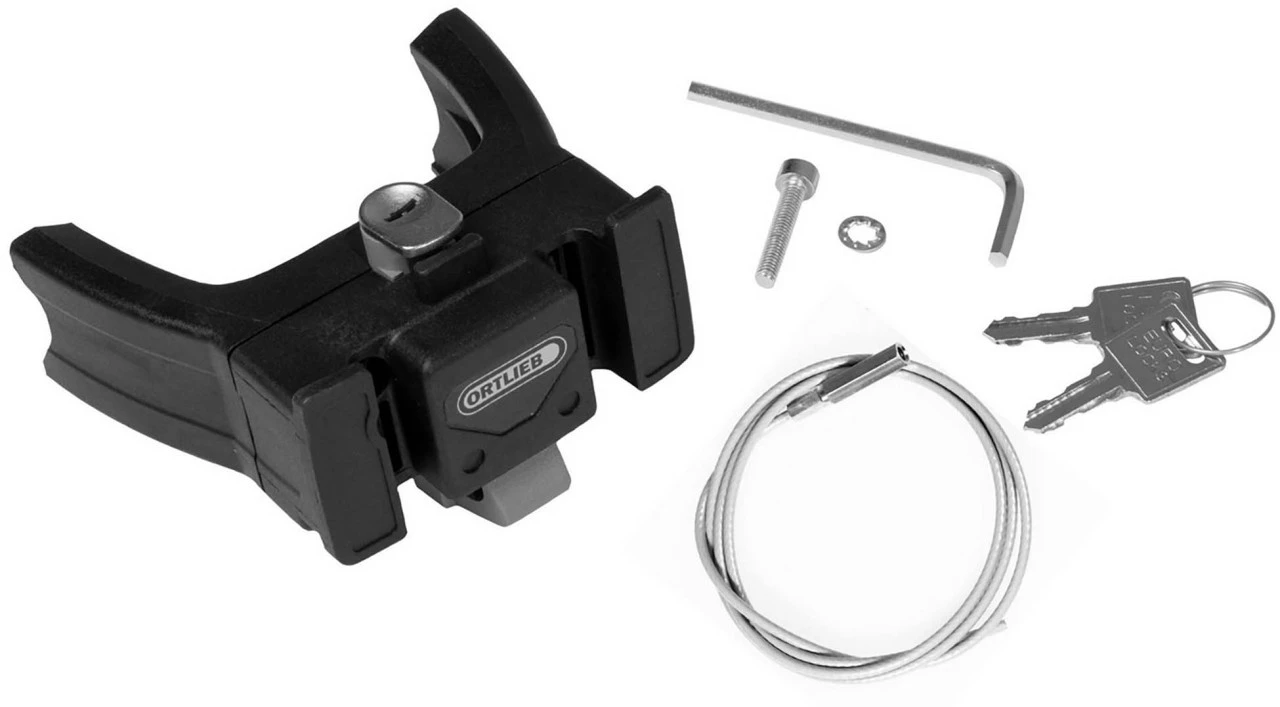 Ortlieb Lenkerhalterung Mounting-Set E-Bike With Lock Black 3 Ortlieb Lenkerhalterung Mounting-Set E-Bike With Lock Black