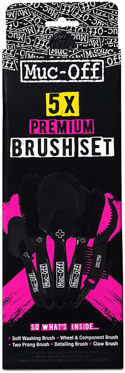 Muc-Off Muc Off 5x Brush Bürsten Set 3 Muc-Off Muc Off 5x Brush Bürsten Set