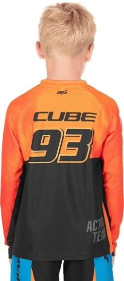 CUBE JUNIOR Trikot Langarm X Actionteam 5 CUBE JUNIOR Trikot Langarm X Actionteam -Fahrradbekleidungs Geschäft VH 10769 21769 1280x1280