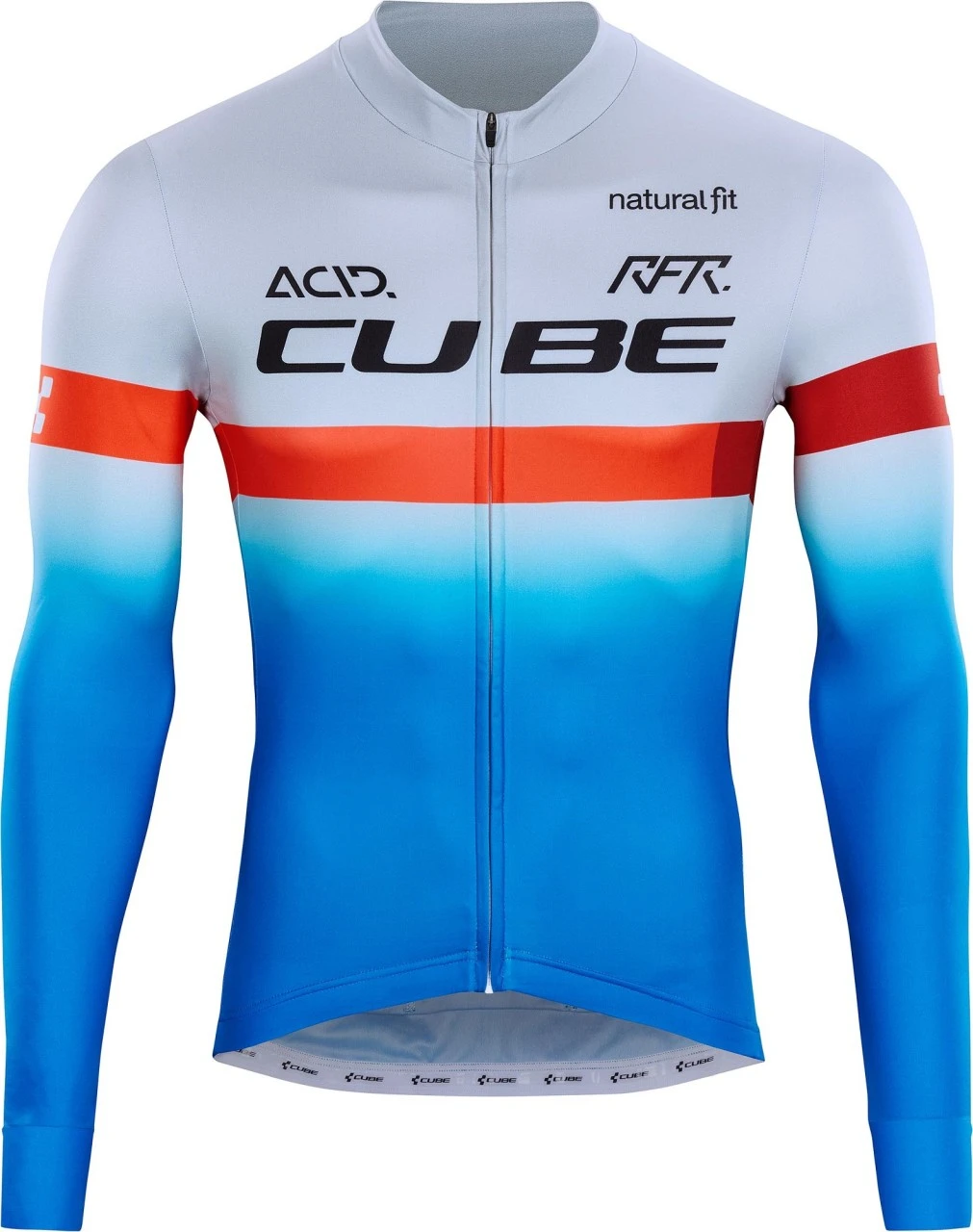 CUBE TEAMLINE Trikot Langarm Blue´n´red´n´grey 3 CUBE TEAMLINE Trikot Langarm Blue´n´red´n´grey