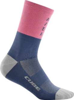 CUBE Socke High Cut ATX Rose -Fahrradbekleidungs Geschäft VH C 11811 19271 1280x1280