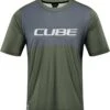 CUBE VERTEX Rundhalstrikot TM Kurzarm Olive´n´grey -Fahrradbekleidungs Geschäft VH C 12293 36773 1280x1280