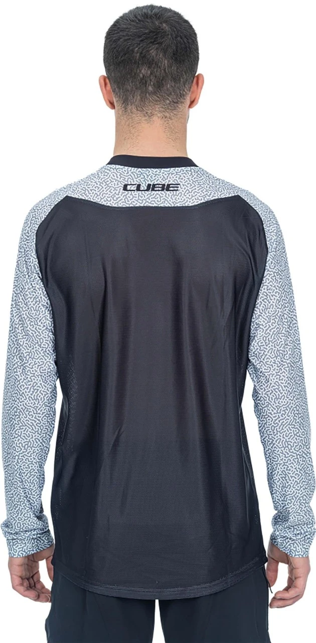 CUBE VERTEX Rundhalstrikot Langarm Black 5 CUBE VERTEX Rundhalstrikot Langarm Black – Bild 3