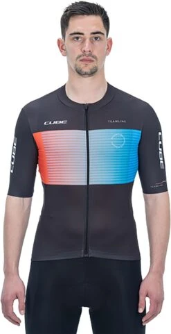 CUBE TEAMLINE Trikot Kurzarm Black´n´blue´n´red -Fahrradbekleidungs Geschäft VH C 12348 2 38528 1280x1280