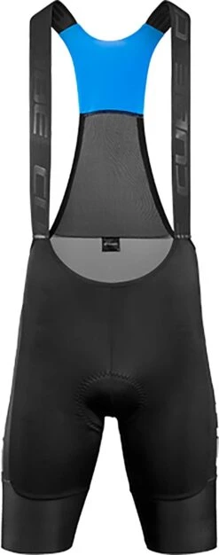 CUBE TEAMLINE Trägerhose PRO Kurz Black´n´white