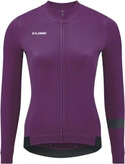 CUBE BLACKLINE WS Trikot Langarm Violet