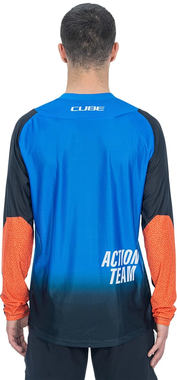 CUBE VERTEX Rundhalstrikot X Actionteam Langarm Black´n´blue 5 CUBE VERTEX Rundhalstrikot X Actionteam Langarm Black´n´blue – Bild 3