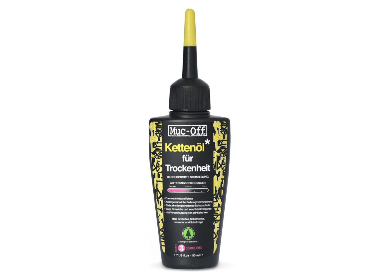 Muc-Off Muc Off Dry Lube Kettenschutz 50 Ml 3 Muc-Off Muc Off Dry Lube Kettenschutz 50 Ml