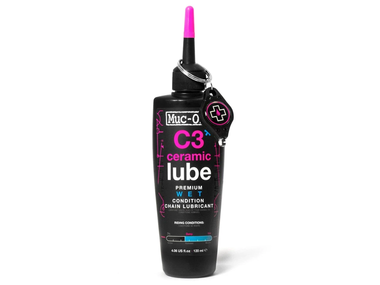 Muc-Off Muc Off C3 Wet Ceramic Lube Kettenschutz 120 Ml 3 Muc-Off Muc Off C3 Wet Ceramic Lube Kettenschutz 120 Ml